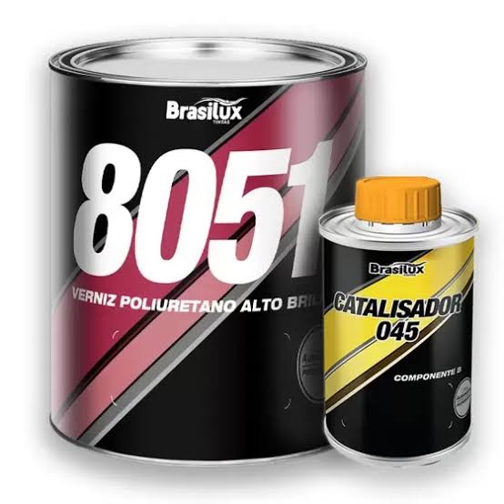 VERNIZ ALTO BRILHO 8051 900ML KIT MARCA BRASILUX