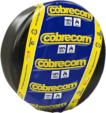 CABO FLEXIVEL 2,5 mm PRETO MARCA COBRECOM
