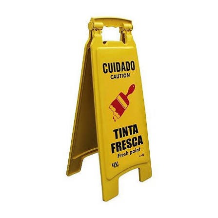 CAVALETE INFORMATIVO 27cm X 65cm TINTA FRESCA MARCA RAYATEC