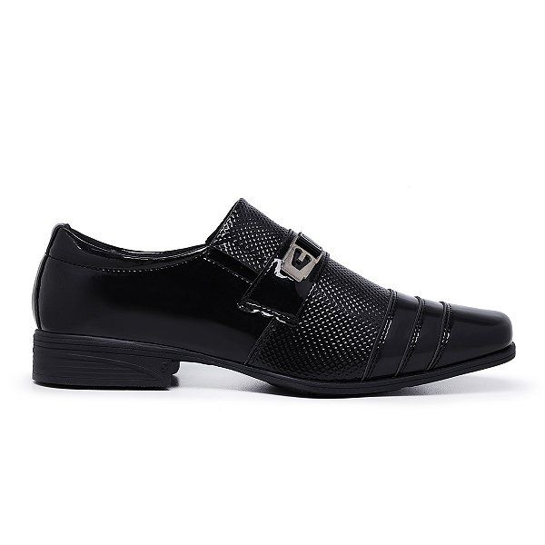 Sapato Social Masculino Verniz Casamento Festa Trabalho Schiareli 833