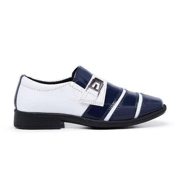Sapato Social Infantil Masculino Menino Envernizado Daminho Formatura Schiareli 443