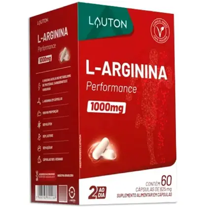 L-Arginina Plus 60 Caps 500mg Lauton