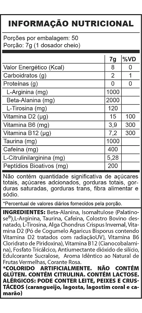 Pré Treino Insane Clown 350g