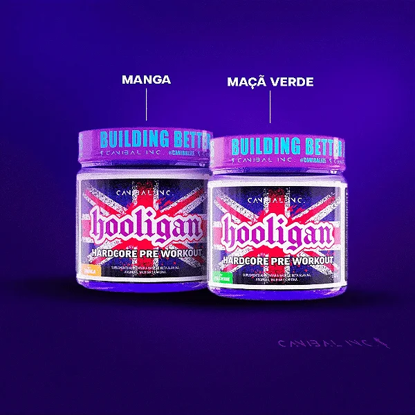 Pré Treino Hooligan Canibal 210g