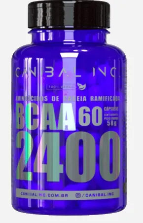 BCAA 2400 Canibal 60 Caps
