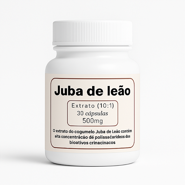 Cápsulas de Lion's Mane - Energia e performance em alta