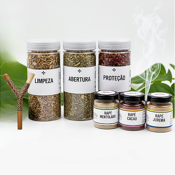 Ritual Completo - Kit Rapé + Trilogia de Banhos Sagrados