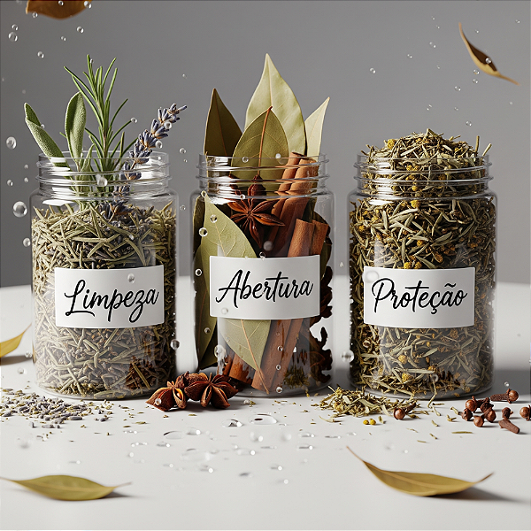 Kit de Banhos para Limpeza Energética para Cerimônias
