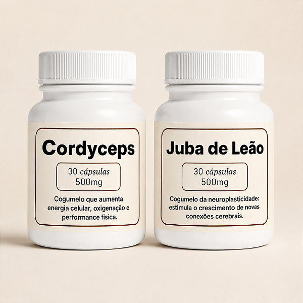 Kit Energia Neural - Cordyceps • Lion's Mane