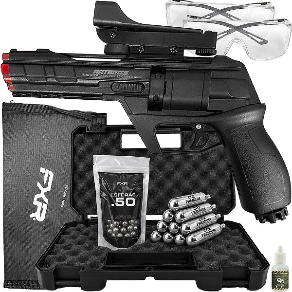Revolver Marcador Paintball .50 Co2 FXR Artemis CP300