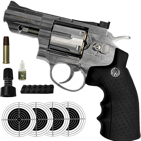 Revolver Airgun 708 Sport Rossi 4,5mm Full Metal NIQ. Co2
