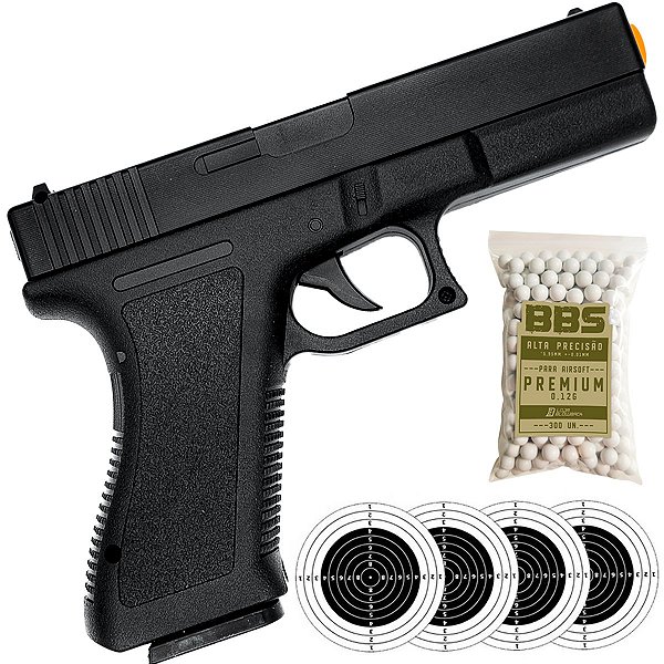 Pistola Airsoft Glock 17 Spring Vigor Gk V307 6mm