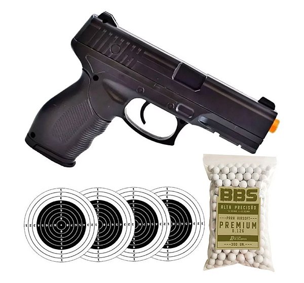 Pistola Airsoft Spring Rossi Pt 24/7 V310 Rossi/Vigor 6mm