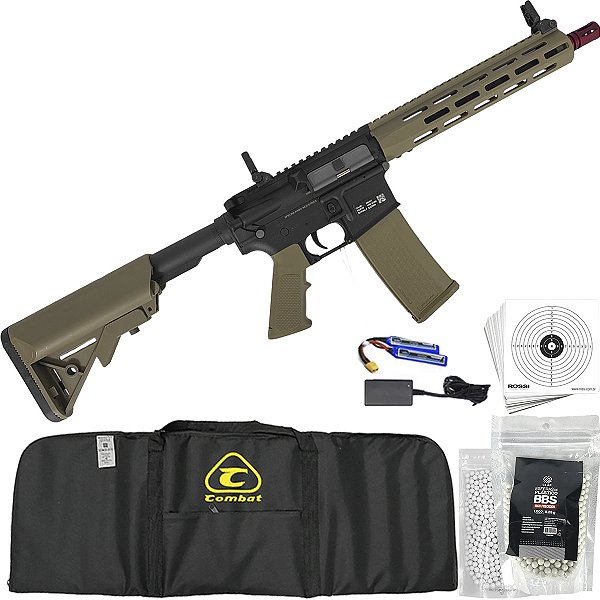 Rifle Airsoft Elétrica Specna Arms SA-F03 4s Meta l6mm HTan