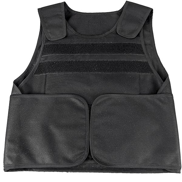 Colete Preto Airsoft Loja BlowbackAjustável com Velcro