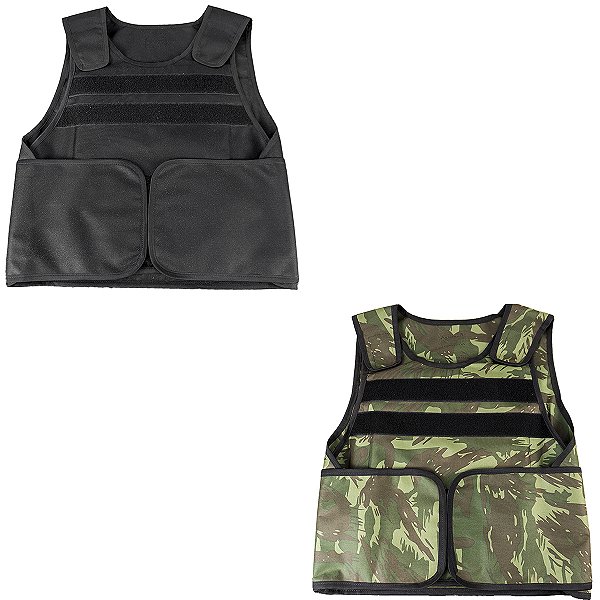 Colete Táticos Airsoft LBB KIT Camuflado e Preto
