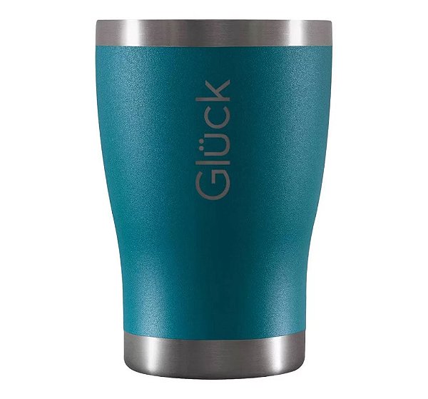 Copo Termico Gluck Tulipinha Porsche Blue Aço Inox 354ml