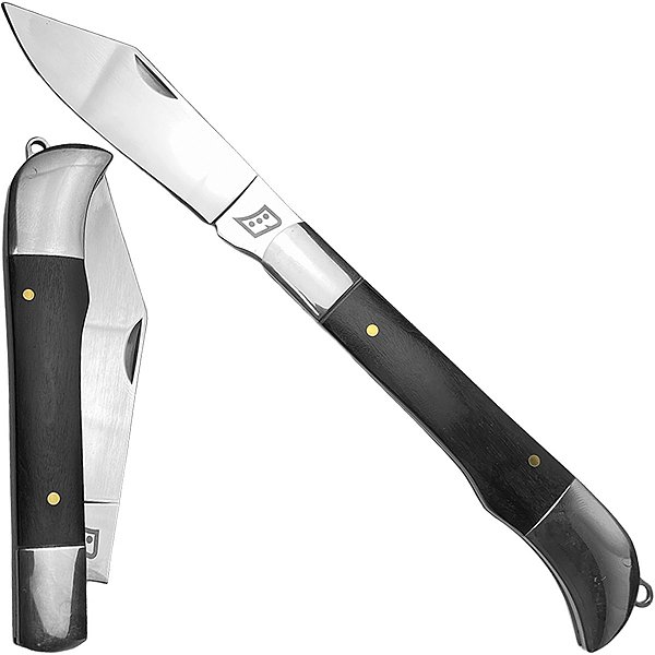 Canivete Clássico Buck 110 Blowback Inox Portátil e Dobrável