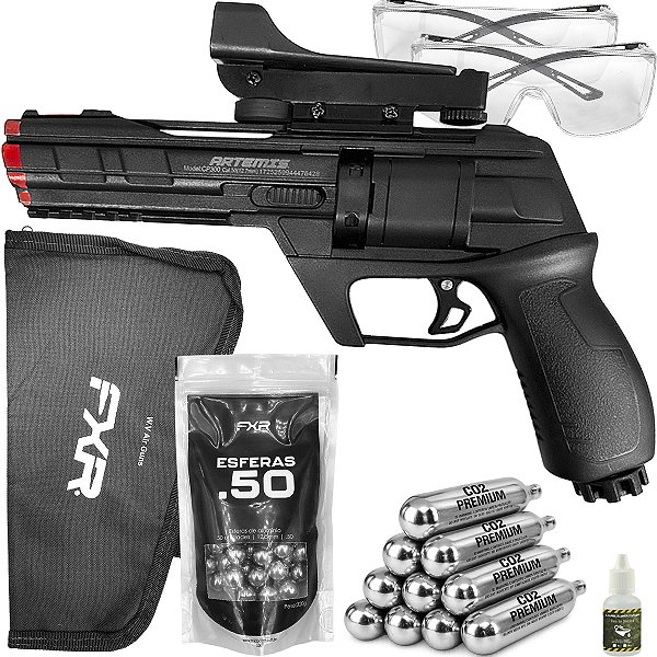 Revólver Airgun .50 Co2 Fxr Artemis Cp300 Marcador Paintball