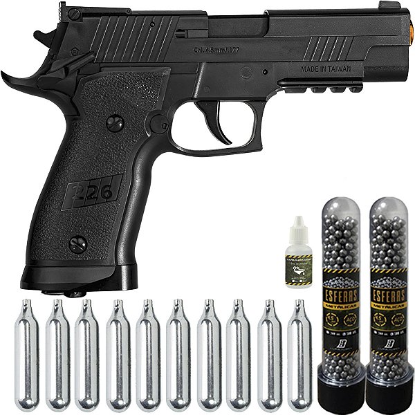 Airgun Pistola P226 X-4 Sigsauer Nbb 4,5mm Pressão Co2