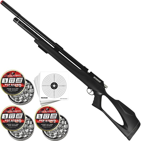 Carabina de Pressão FXR PCP 5.5mm Artemis M25 Thunder Black