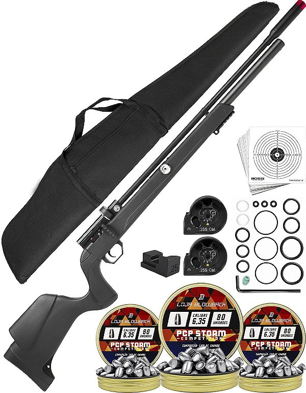 Carabina de Pressão PCP Outlander VR Rossi Polímero 6,35 mm