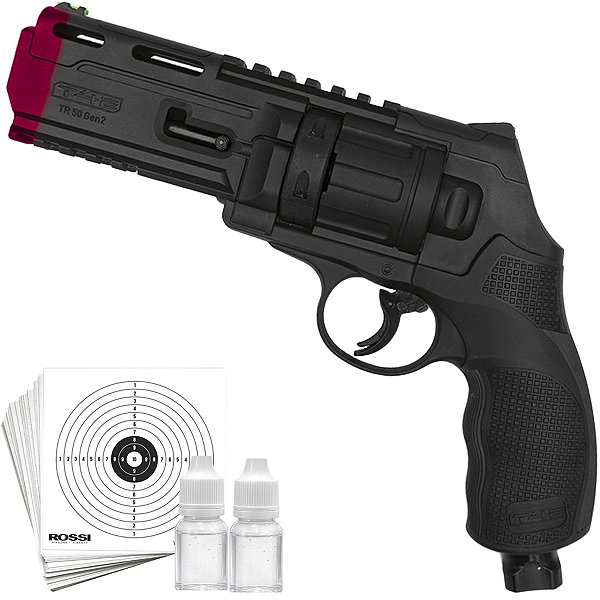 Revólver Co2 T4E TR 50 Paintball Umarex +CO2