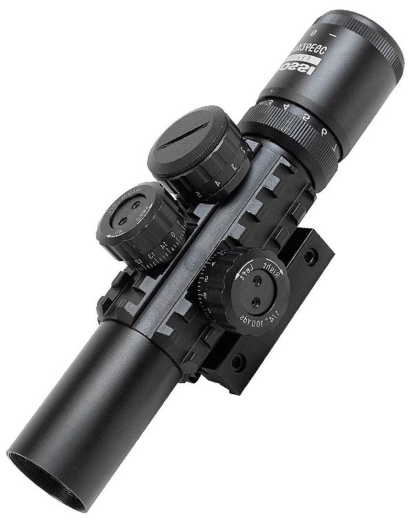 Luneta Rossi 3-9x26egc Zoom 3-9x Retículo Iluminado Ris