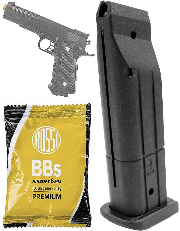 Magazine de Polímero para Pistola V301 6mm 12 BBs