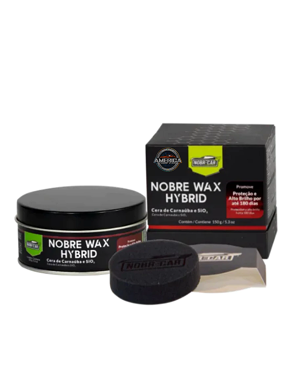 CERA HYBRID WAX CARNAÚBA E SIO2 150G - NOBRECAR