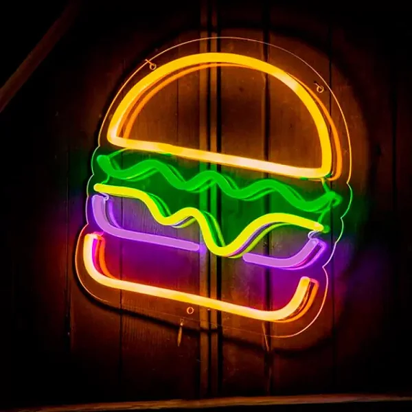 Led Neon Hamburguer
