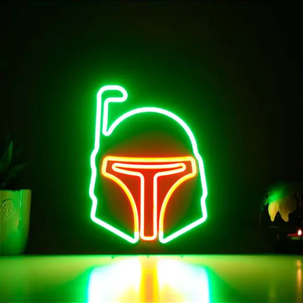 Led Neon Boba Fett Star wars
