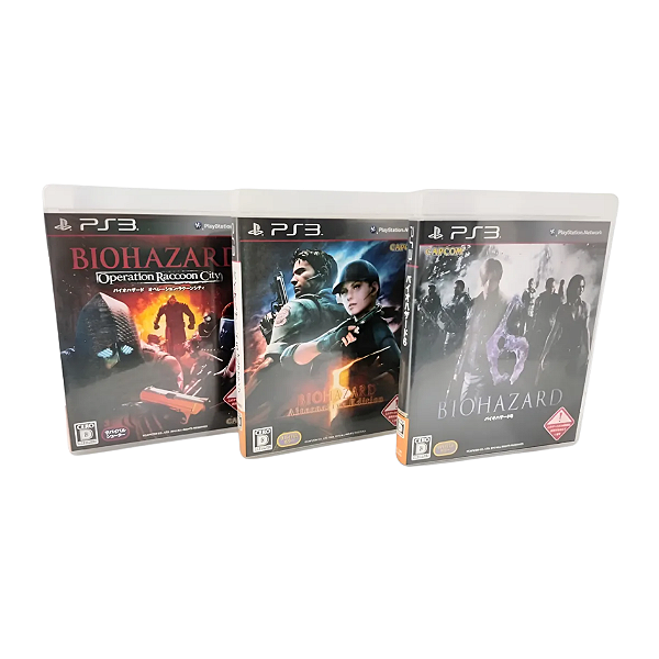 Biohazard 5, 6 E Operation Raccoon City Ps3 Resident Evil Jp