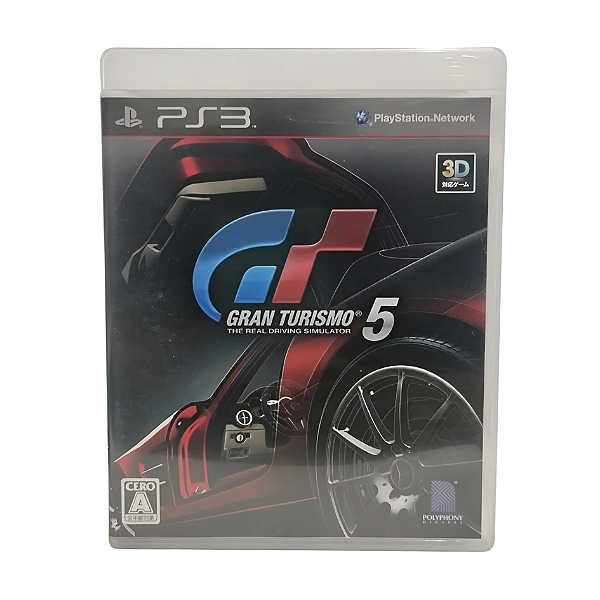 Gran Turismo 5 - Ps3 - Mídia Física (japonês) Multilanguage