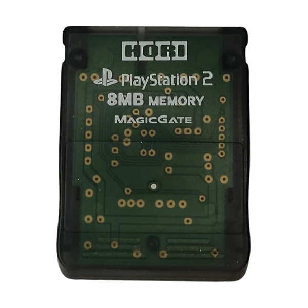 Memory Card Ps2 Hori Original Transparente Preto