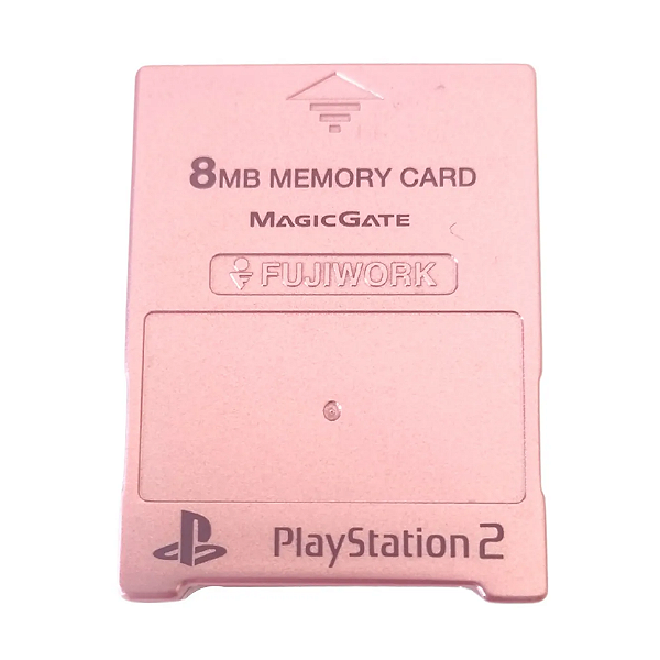 Memory Card Ps2 Original Rosa Fujiwork Playstation 2