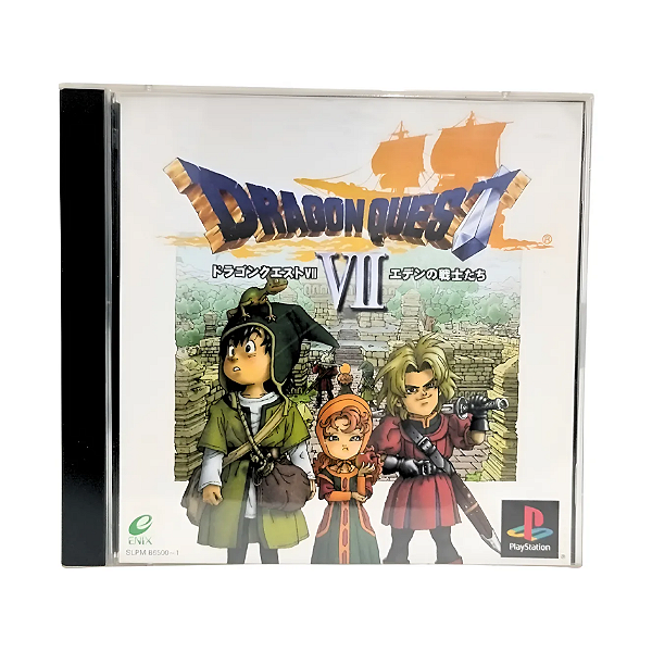 Ps1 - Dragon Quest 7 (Dragon Warrior 7 japonês) Original Ps1