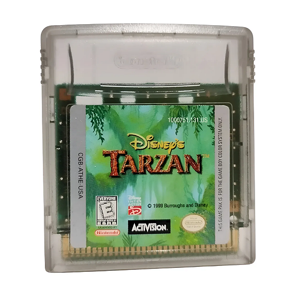 Tarzan Nintendo Game Boy Color Americano Original Usado