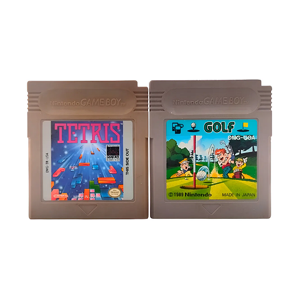 Tetris Americano Gol. Japonês - Game Boy Físico