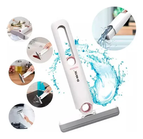 Mini Esfregão Mop Portátil Lavável B-Max BM-F1108