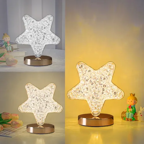 Luminária Criativa Estrela Led Touch Recarregável BM-F1192