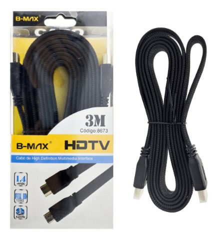 Cabo HDMI B-MAX BM8673 V1.4 - 3 Metros