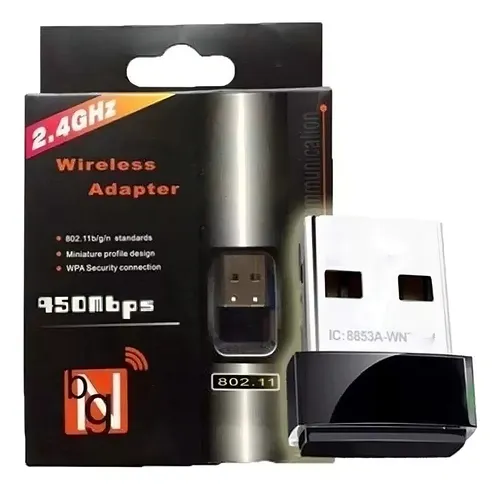 Adaptador USB Wireless 802.11n 950Mbps