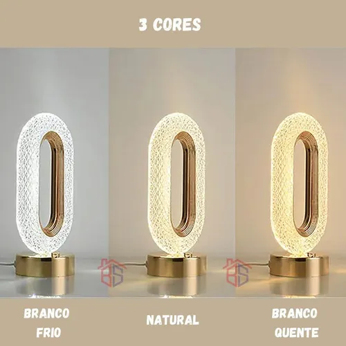 Luminária de Mesa B-MAX BM-F1051 - Versatilidade e Estilo para Seu Espaço