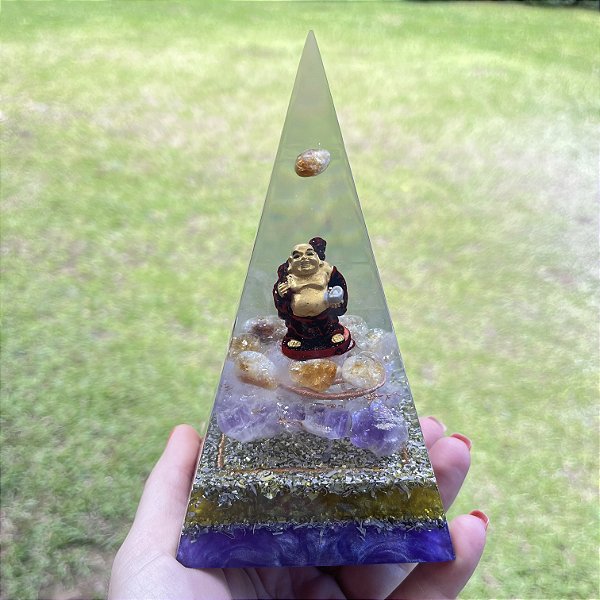 Orgonite Buda da Prosperidade