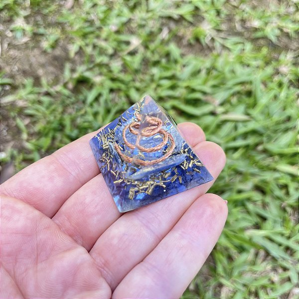 Mini Orgonite Portal Azul