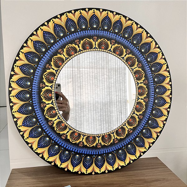 Mandala Espelho da Alma (50cm)