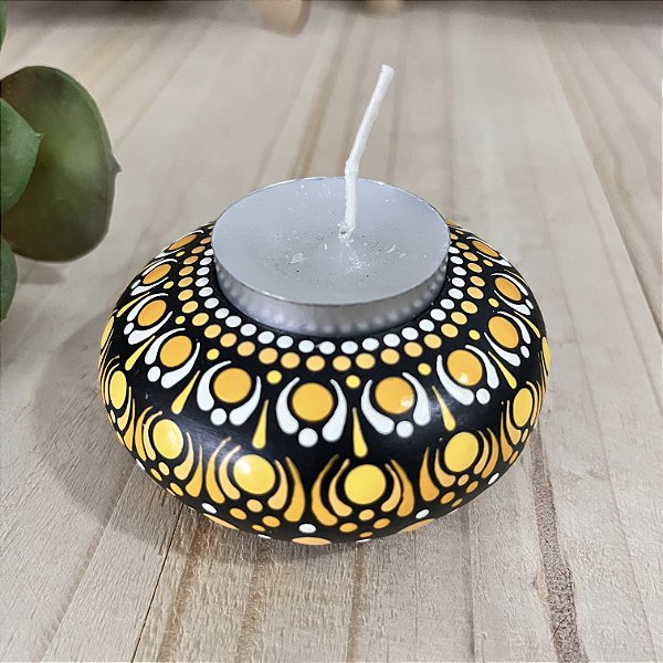 Porta-vela Luz e Clareza