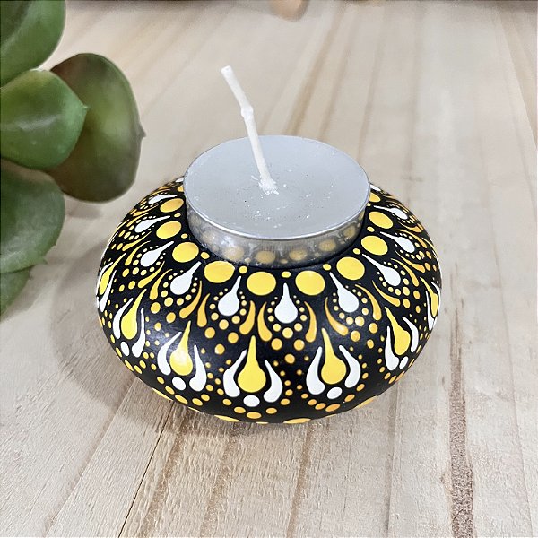 Porta-vela Luz e Clareza