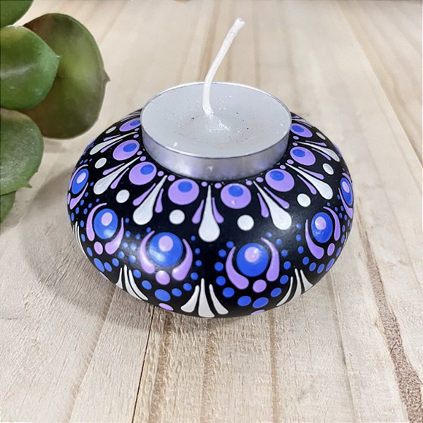 Porta-vela Serenidade Intuitiva